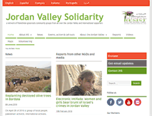 Tablet Screenshot of jordanvalleysolidarity.org